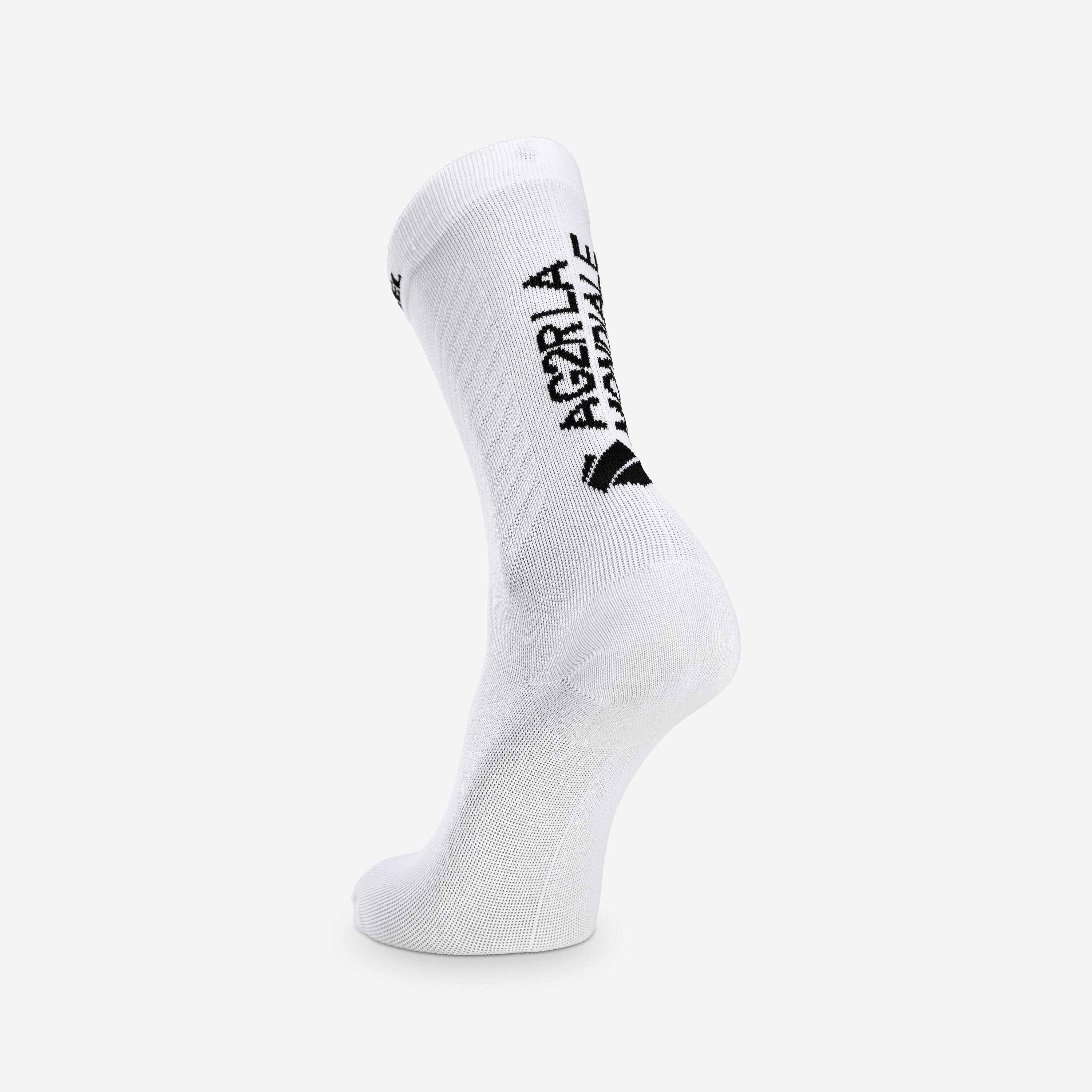 Unisex Cycling Socks Decathlon AG2R La Mondiale Team - White -  4