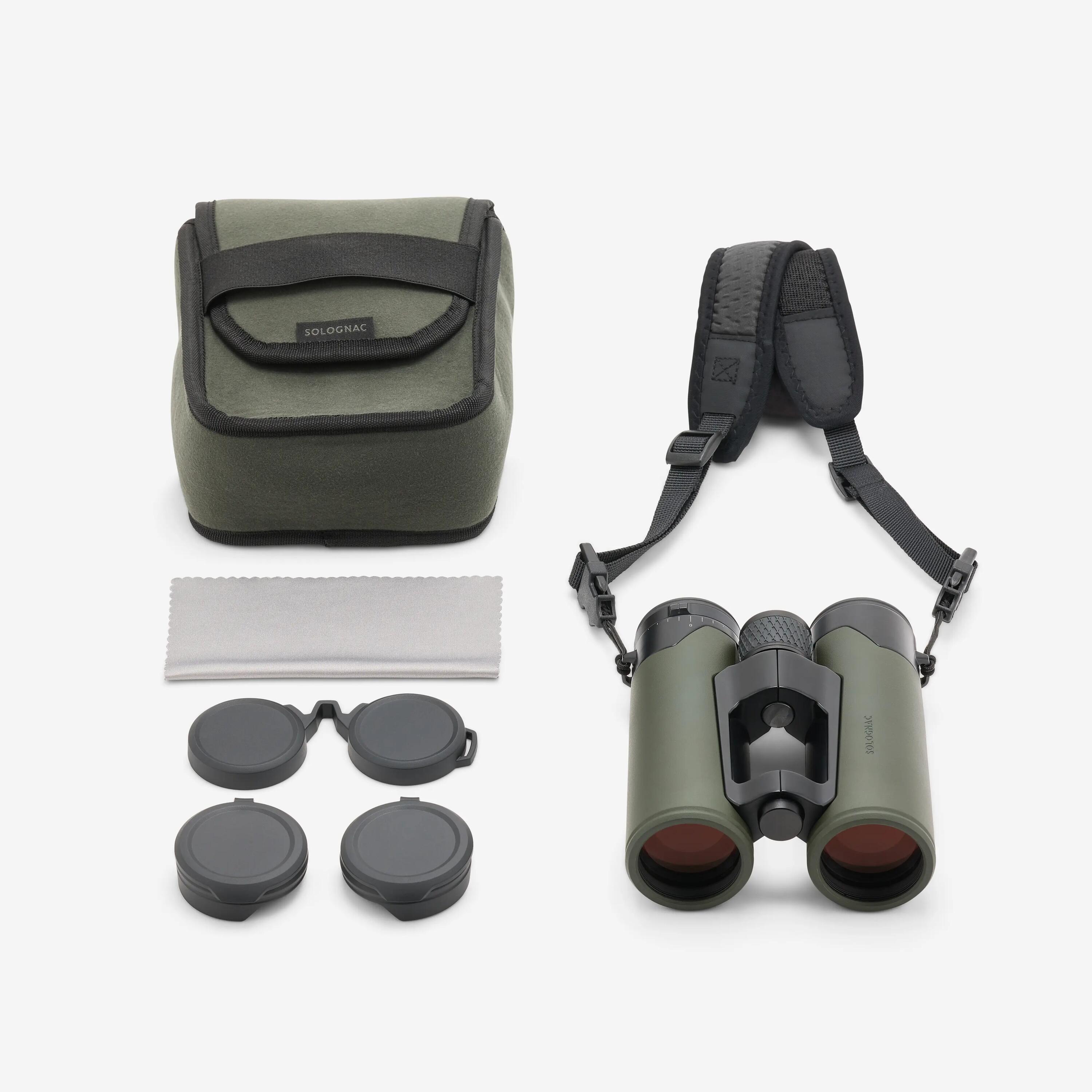 Waterproof binoculars HTR 10x42 khaki -  5