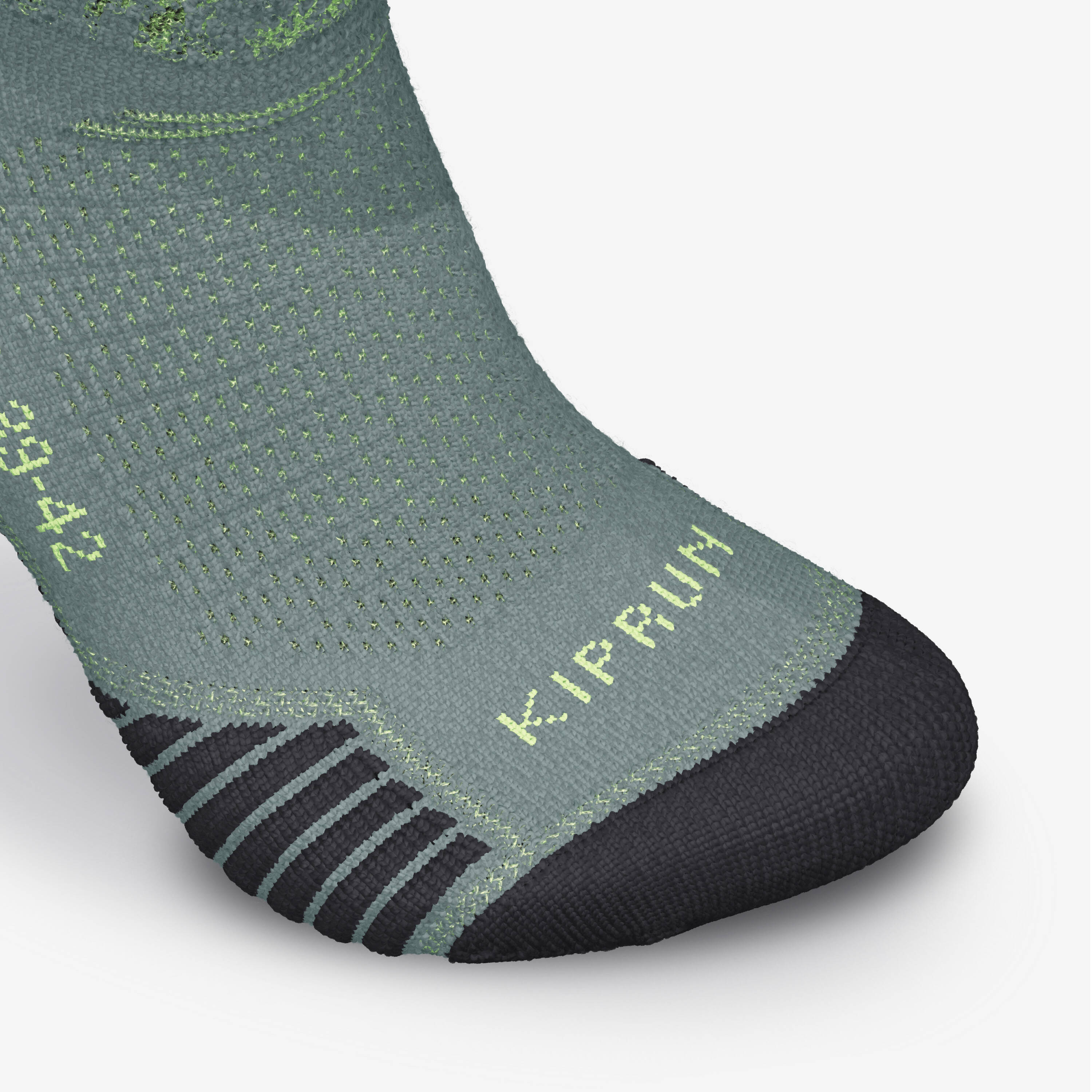 PACK OF 2 PAIRS OF RUN500 THICK MID-CALF RUNNING SOCKS -  4