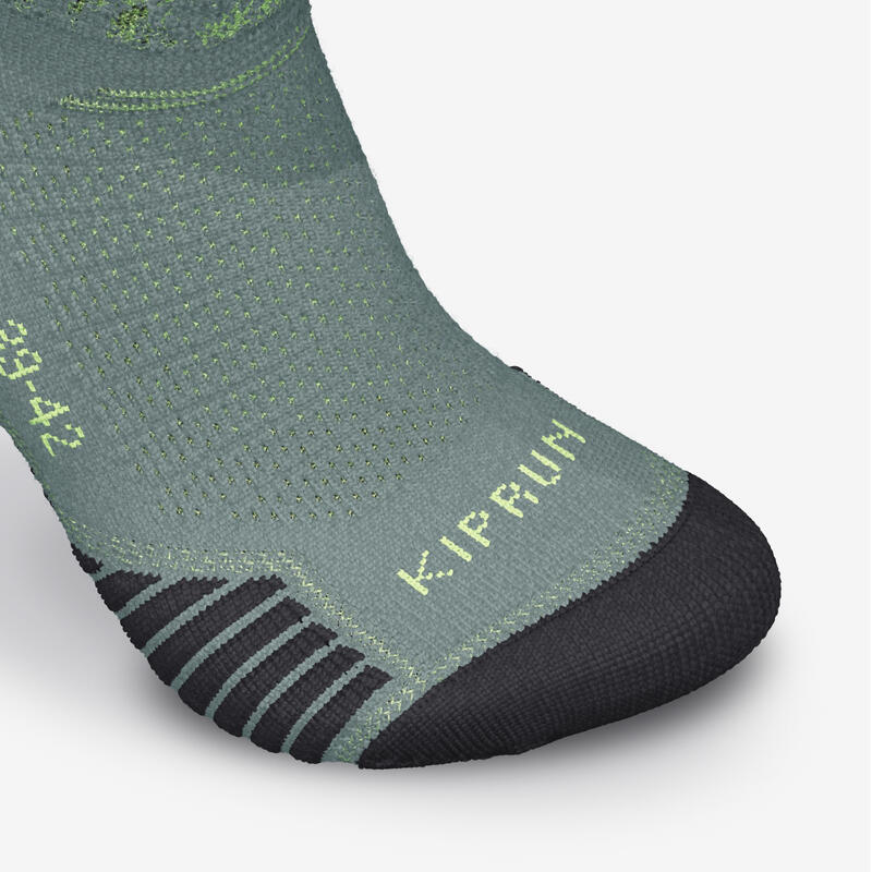 Lot de 2 paires de chaussettes de running run500 epaisses mi-mollet