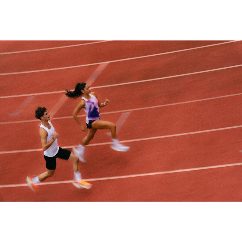 Maiou ușor alergare pe asfalt KIPRUN Run 900 Light Mov Print Damă