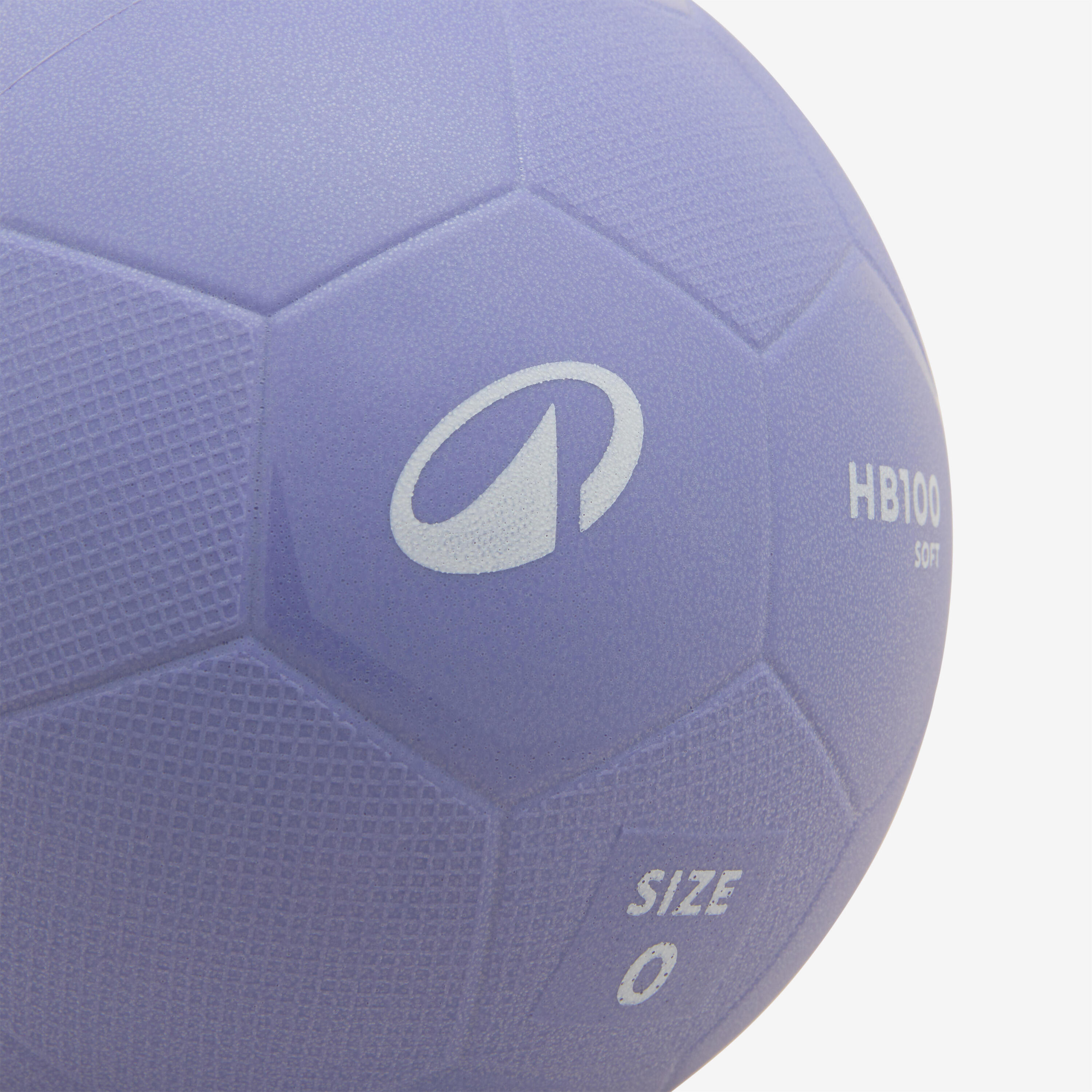 Handbal maat 0 H100 Soft Initiatie pvc paars 2/3