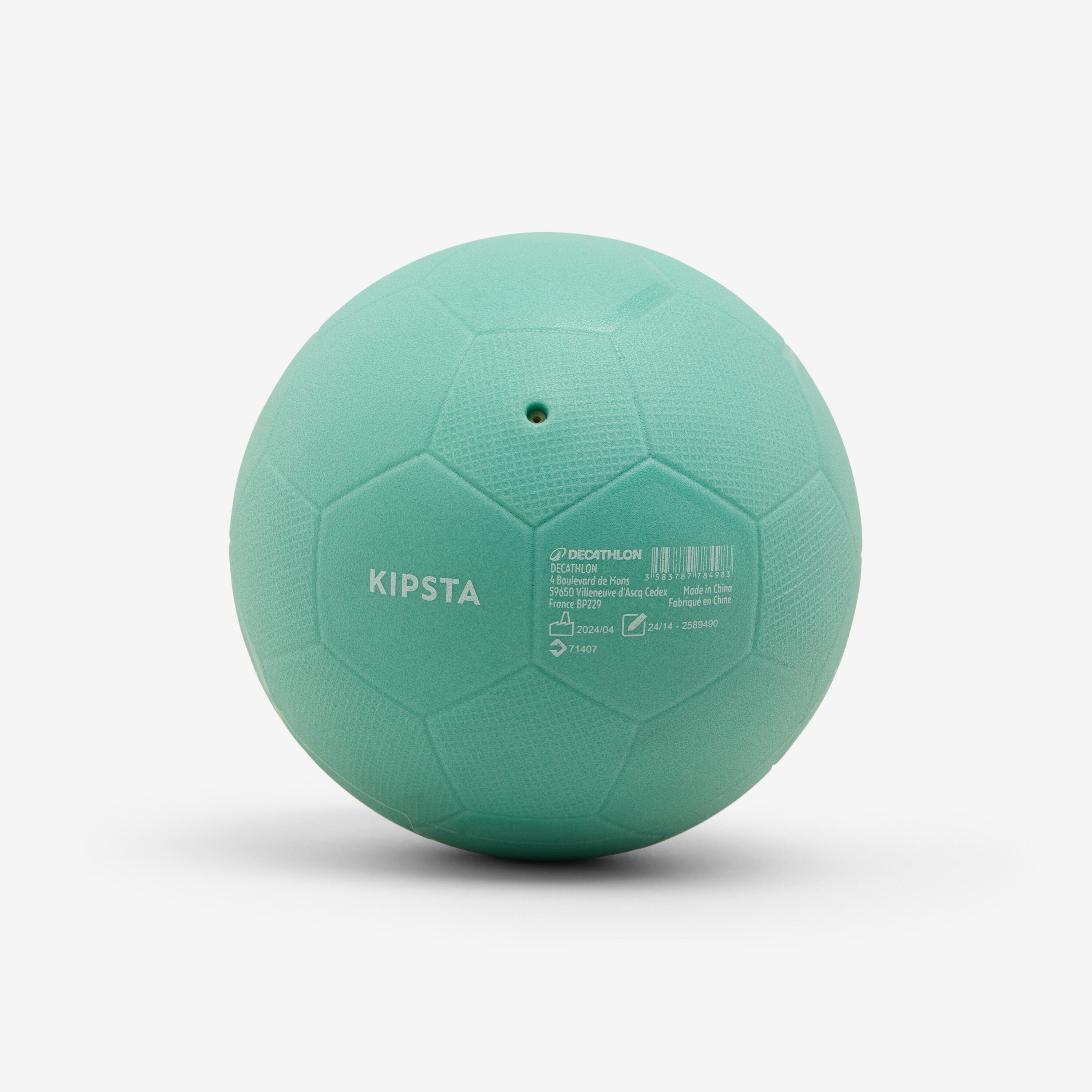 Handbal H100 Soft Initiatie maat 00 pvc groen 3/3