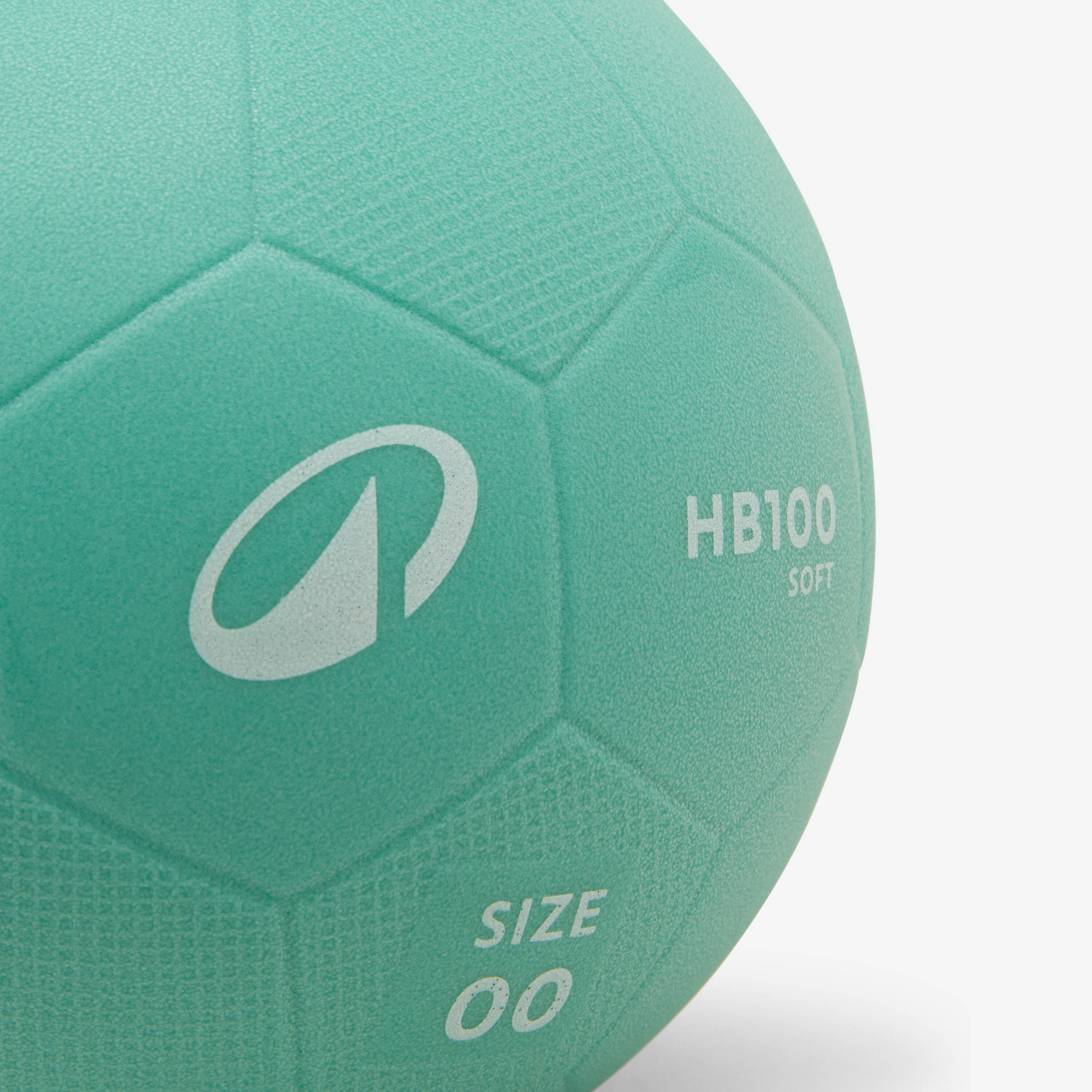 Beginner's PVC Handball H100 Soft Size 00 - Green -  2