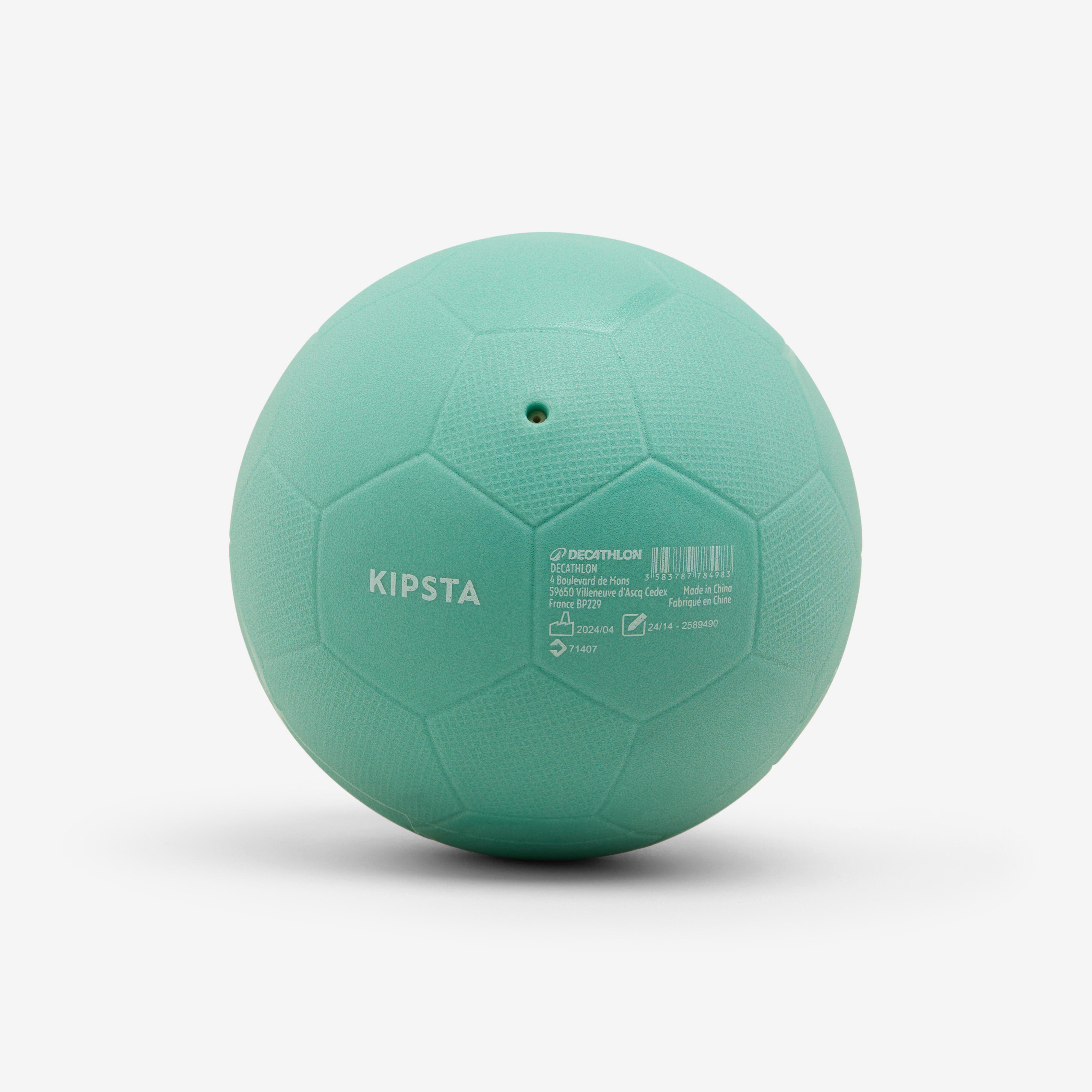 Beginner's PVC Handball H100 Soft Size 00 - Green