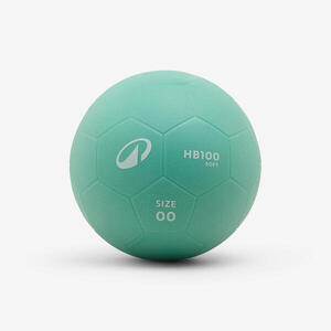 Balón de balonmano talla 00 - H100 SOFT iniciación PVC verde