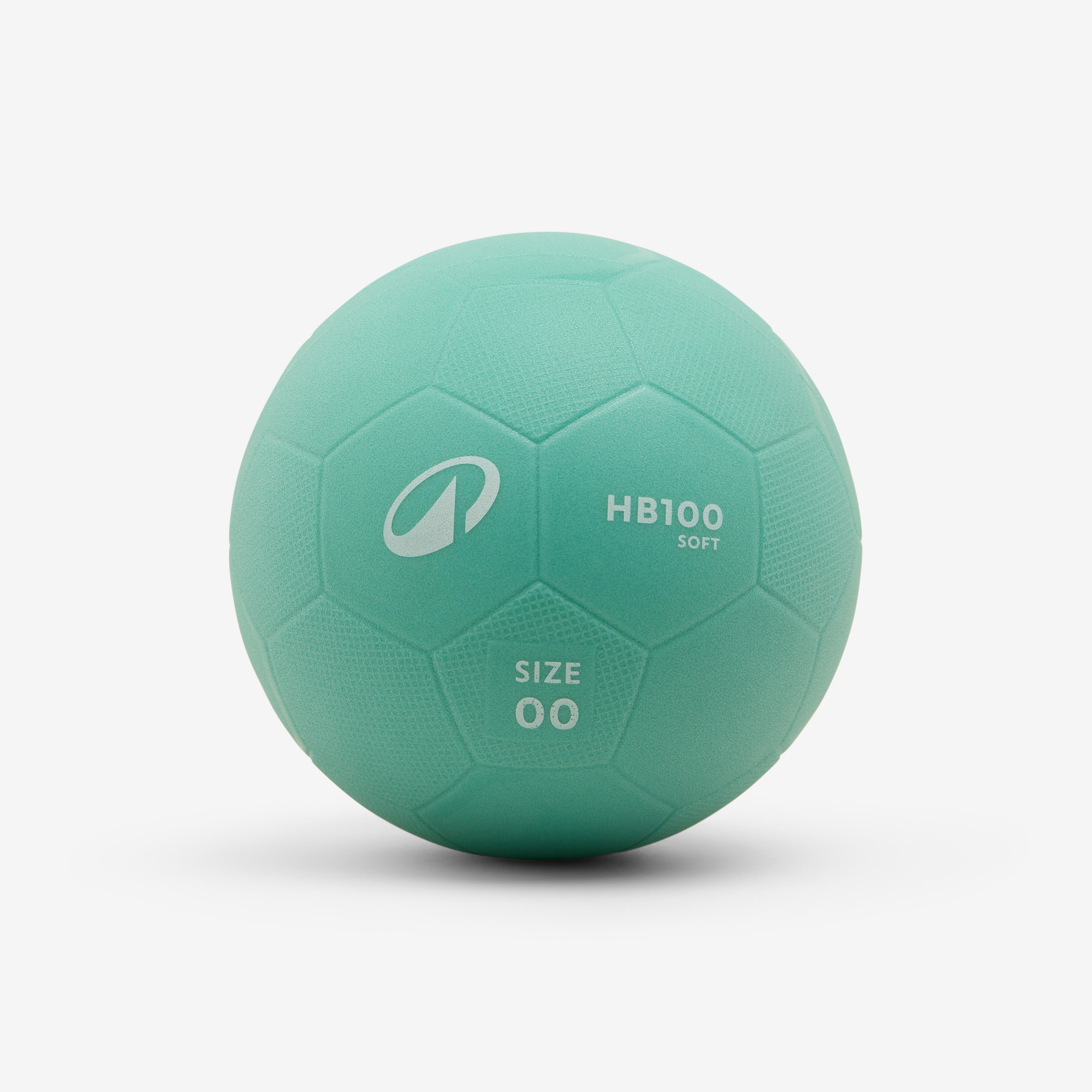 Bola de andebol em pvc iniciação h100 soft tamanho 00 verde