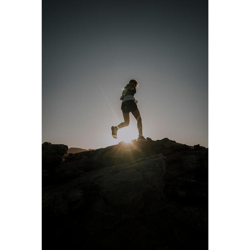 Kadın 2'si 1 Arada Koşu Şortu - Siyah - Kiprun Run 900 Ultra