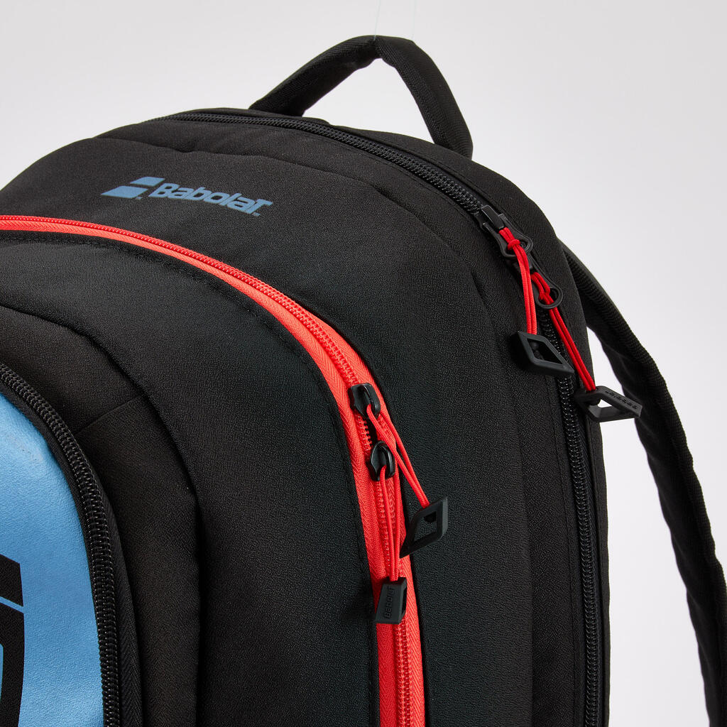 30 L Tennis Backpack Court Hero - Black & Blue