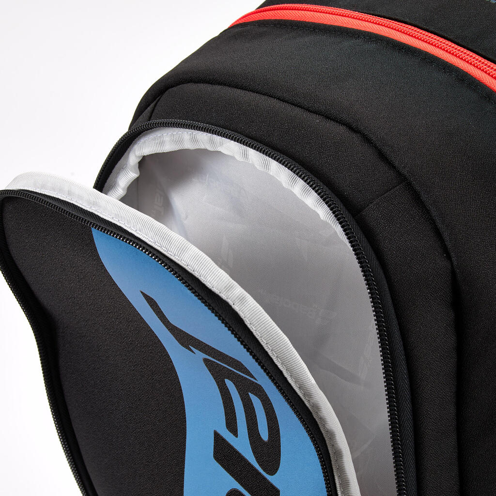 30 L Tennis Backpack Court Hero - Black & Blue