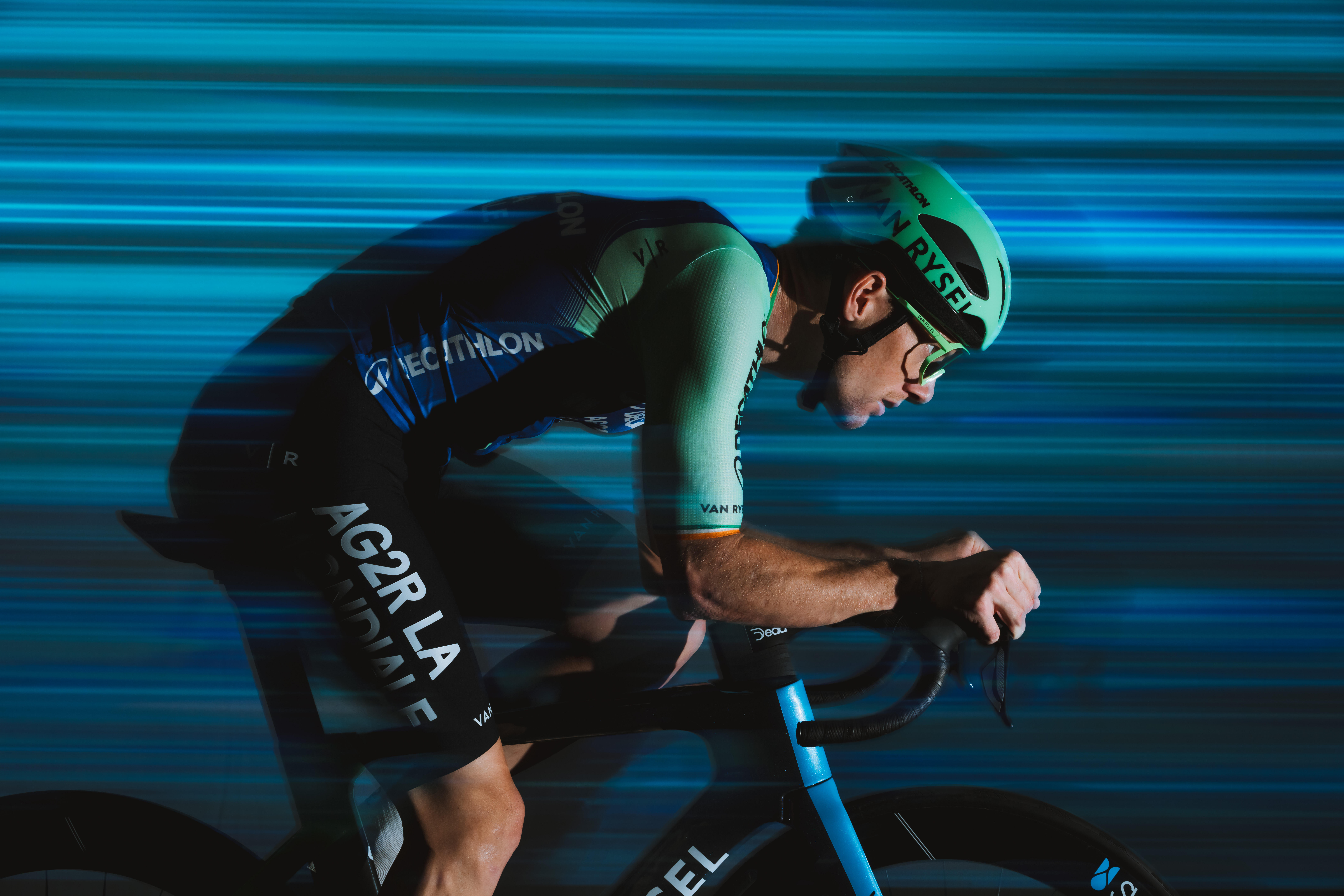 Road Cycling Gloves - Official Decathlon AG2R La Mondiale - VAN RYSEL