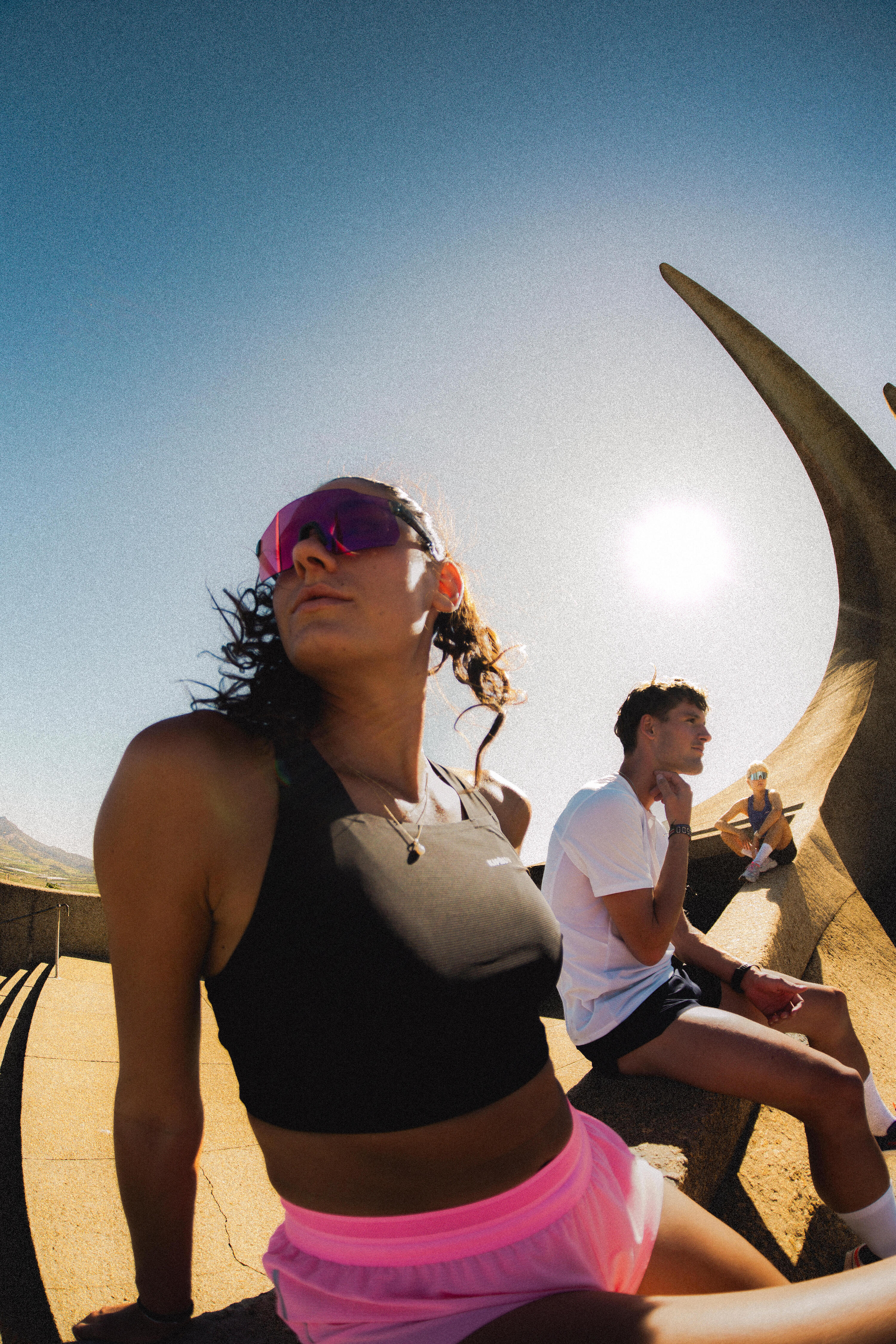 Débardeur de Running Crop top léger Femme - KIPRUN 900 Light noir Méline ROLLIN 6/9