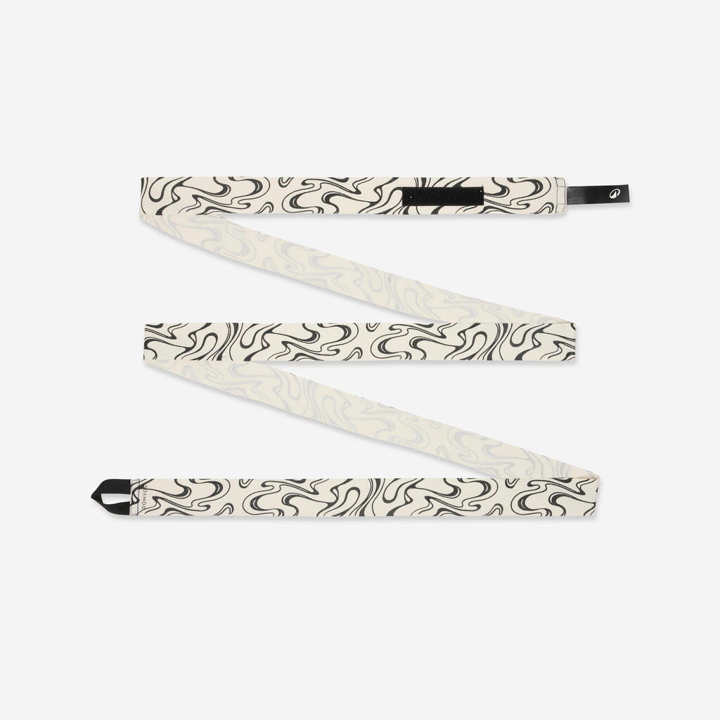 Durable Boxing Wraps 3 m - Off-White/Black