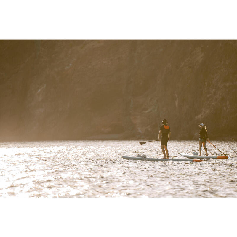 Stand up paddle gonflable exploration 12'6 (jusqu'à 140kg) - 500 Vert