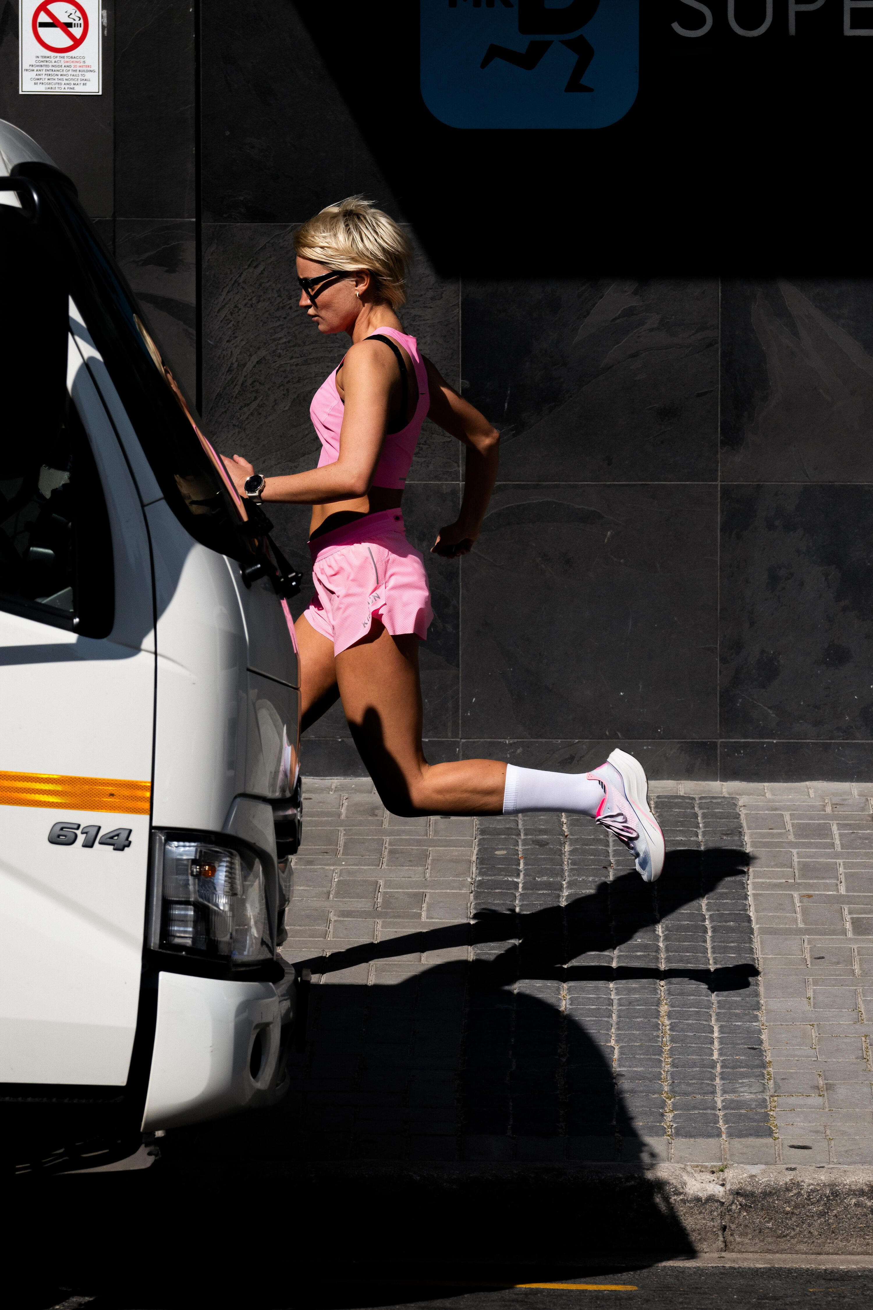 Débardeur de Running Crop top léger Femme - KIPRUN 900 Light rose Méline ROLLIN 8/11
