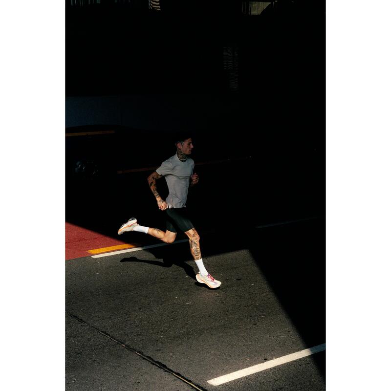 Erkek Siyah Spor Kısa Tayt / Yol Koşusu - KIPRUN