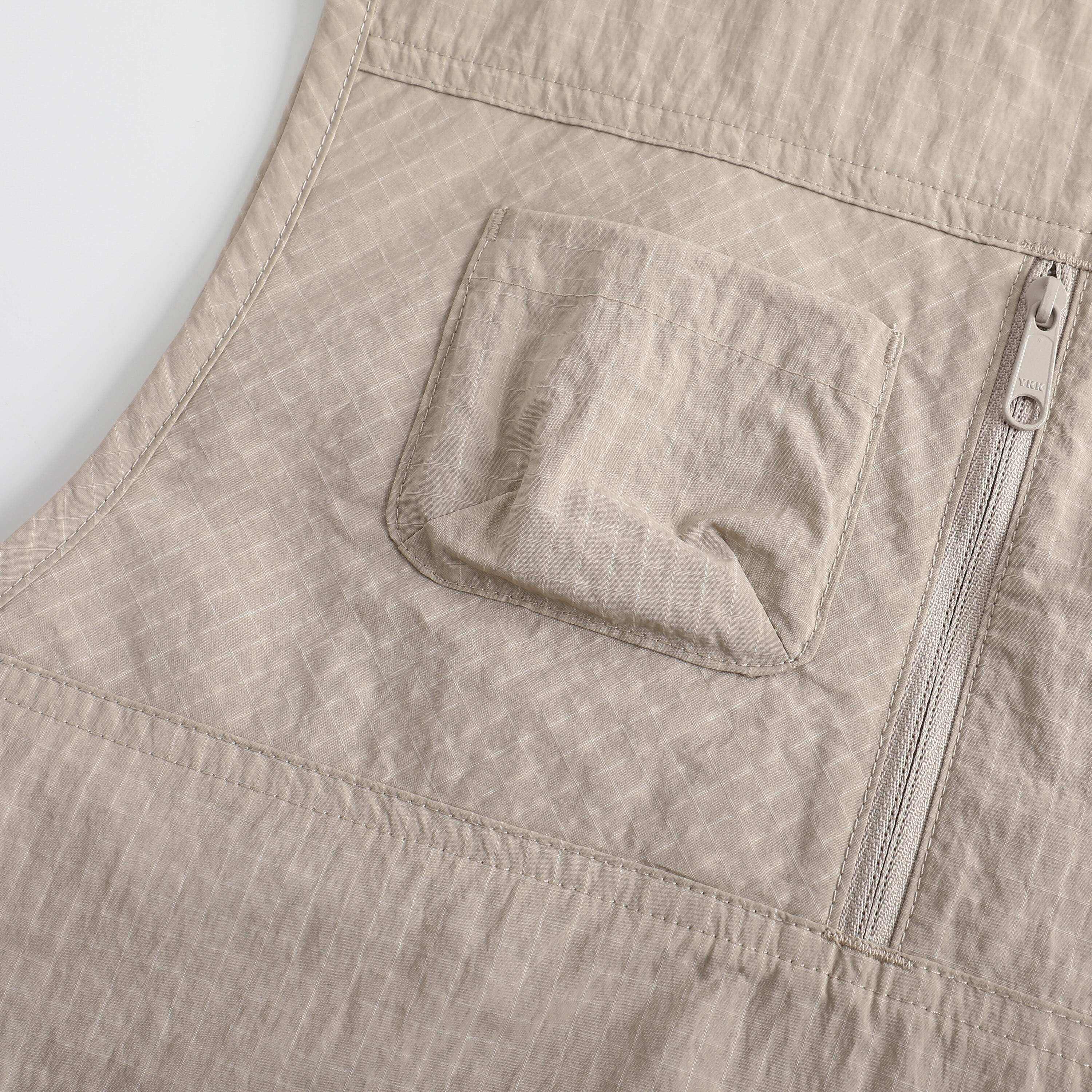 正月セール！cover vest high count twill khaki Vest NH500 - Khaki