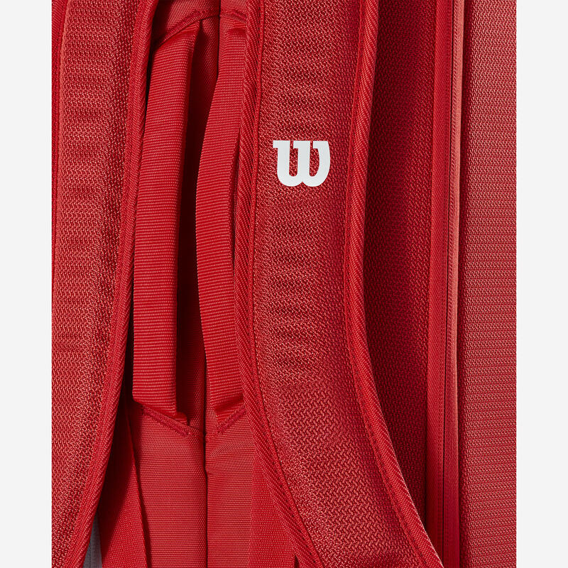 Geantă tenis Wilson super tour x6 roșu