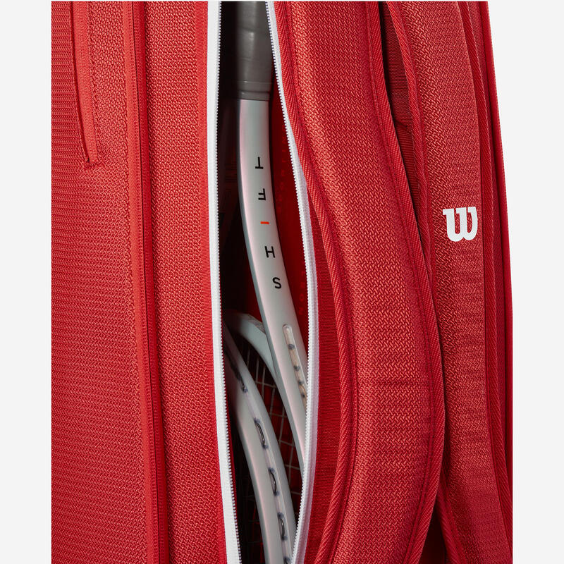 Geantă tenis Wilson super tour x6 roșu