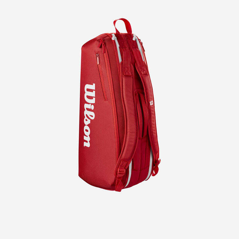 Geantă tenis Wilson super tour x6 roșu