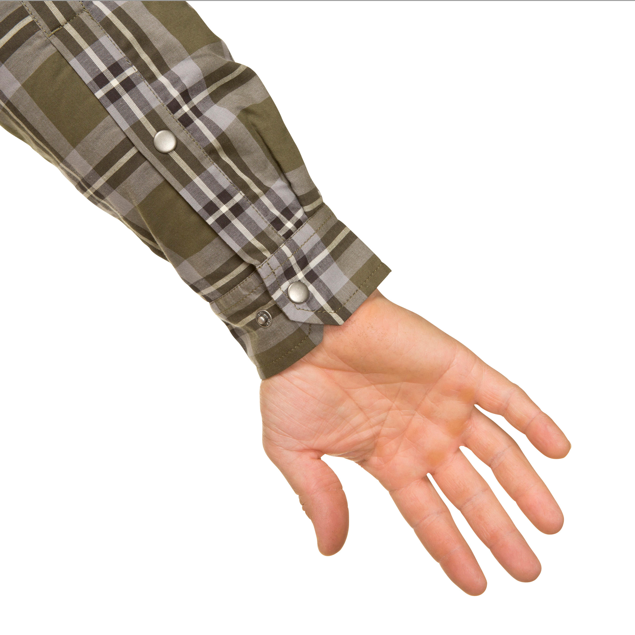 Men's Full Sleeve Fleece Lined Shirt 300 - Canadian Green