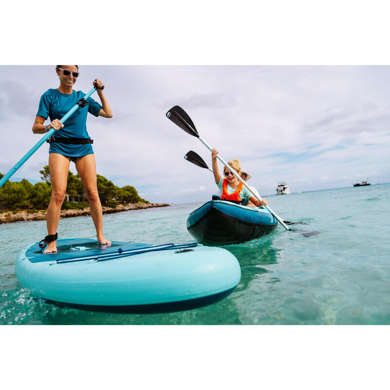 Pack Stand up paddle gonflable 10'6 ,1 ou 2 personnes (jusqu'à 130 kg)- 100 Bleu