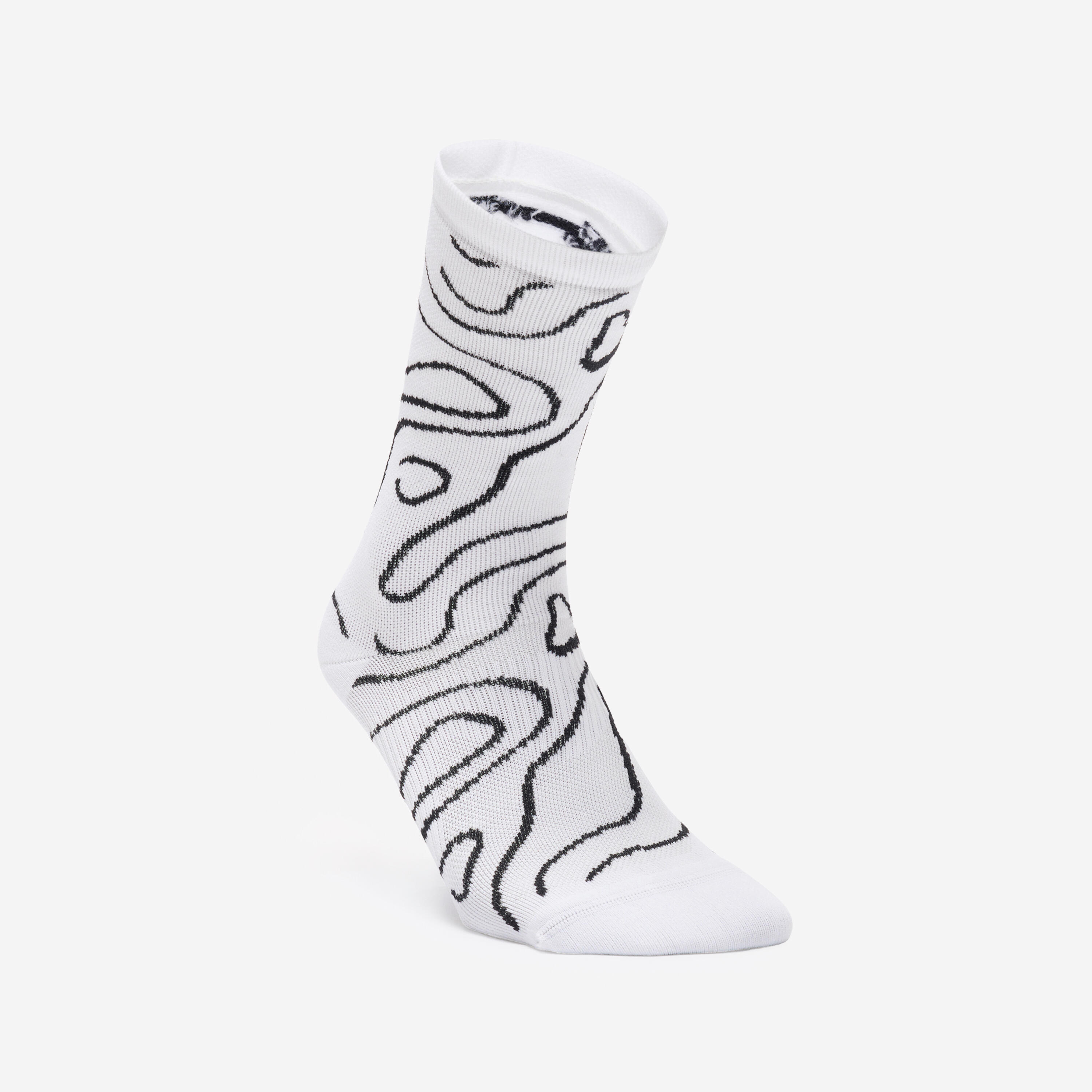 High Fitness Socks Twin-Pack - White/Pink 2/6