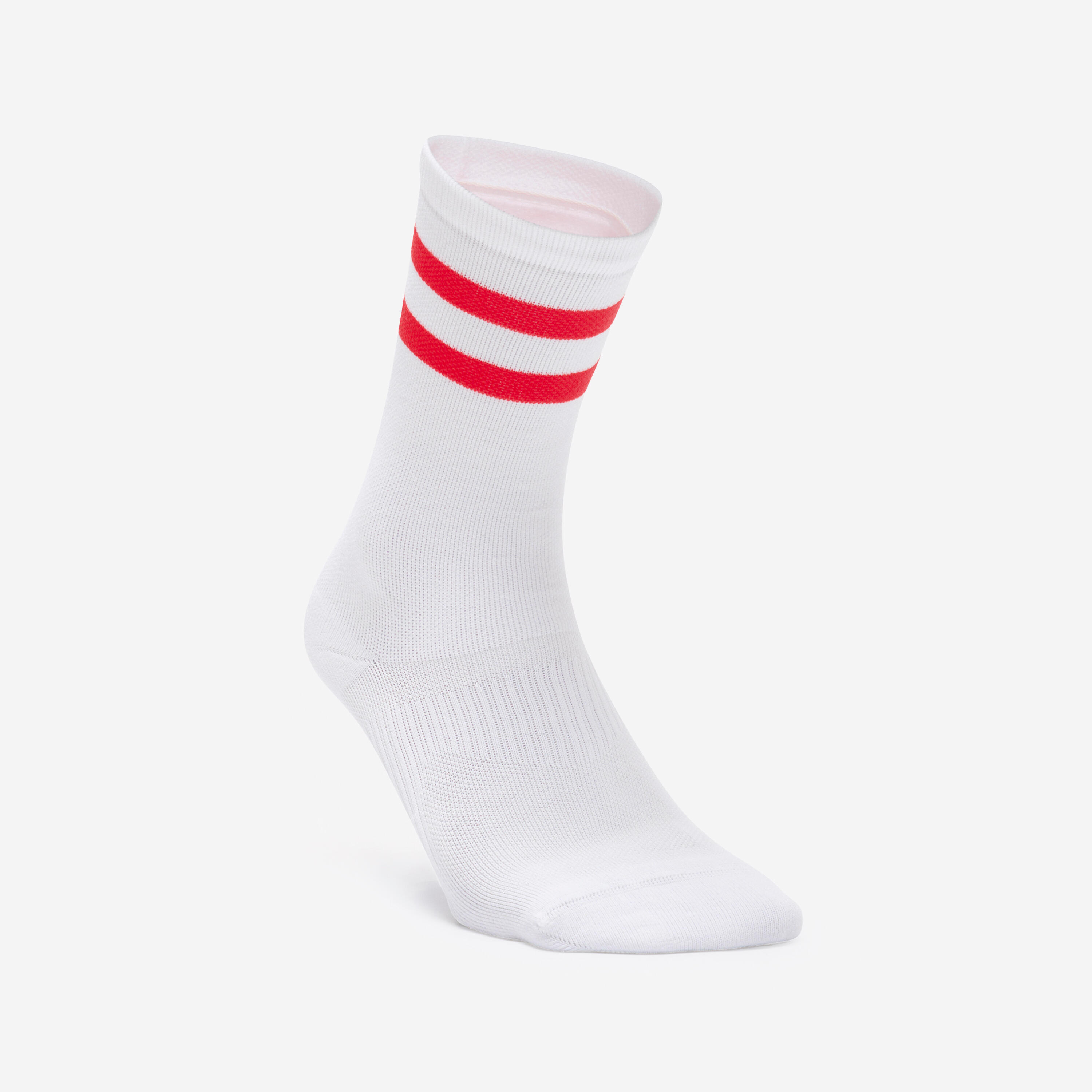 High Fitness Socks Twin-Pack - White/Pink 3/6