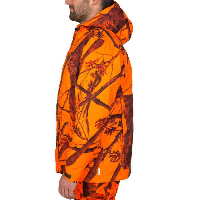 SOLOGNAC 300 HUNTING PARKA KAMO HIGH VISIBILITY | Decathlon