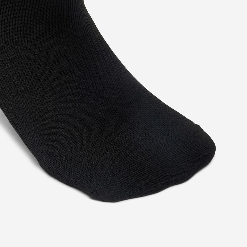 Chaussettes hautes de fitness x2, noires