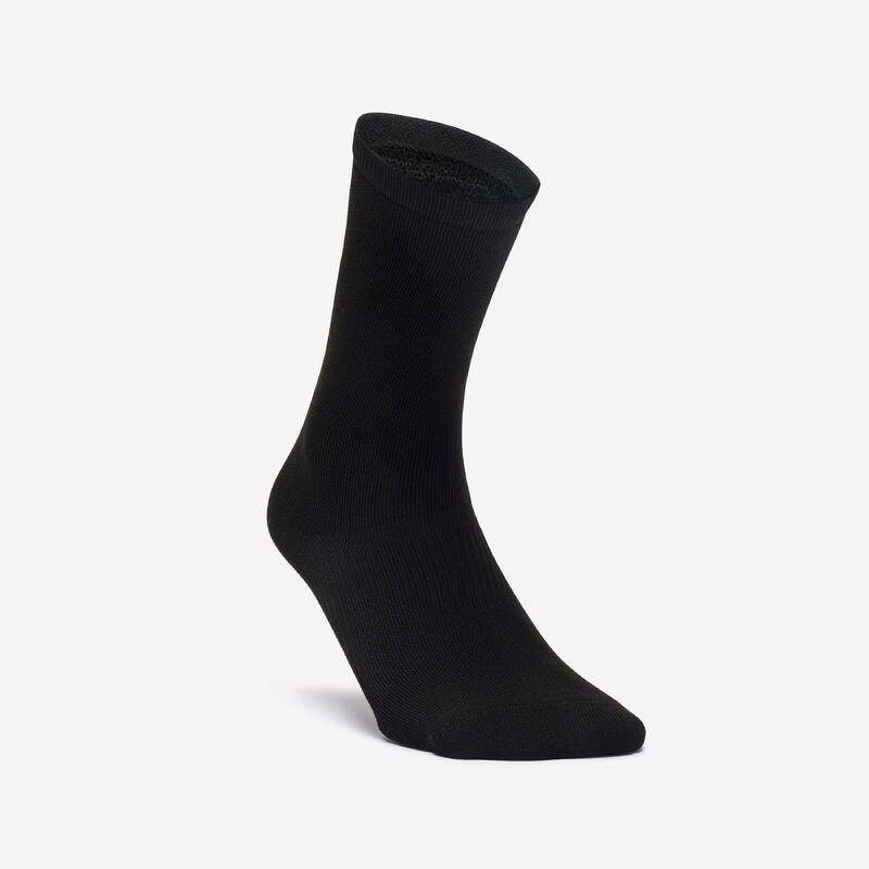 Chaussettes hautes de fitness x2, noires