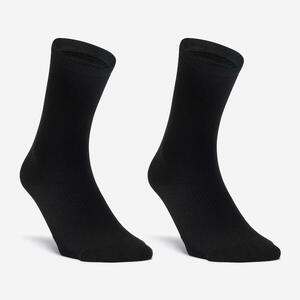 Calcetines Fitness Negro Media Pierna x2
