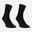 Chaussettes hautes de fitness x2, noires