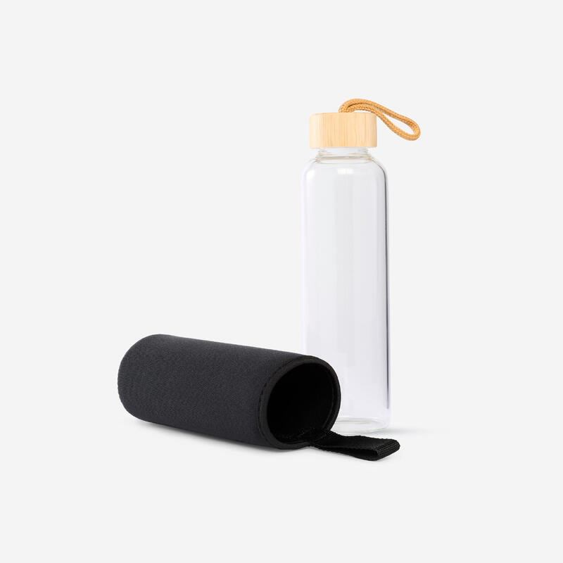 Gourde en verre avec ouverture facile