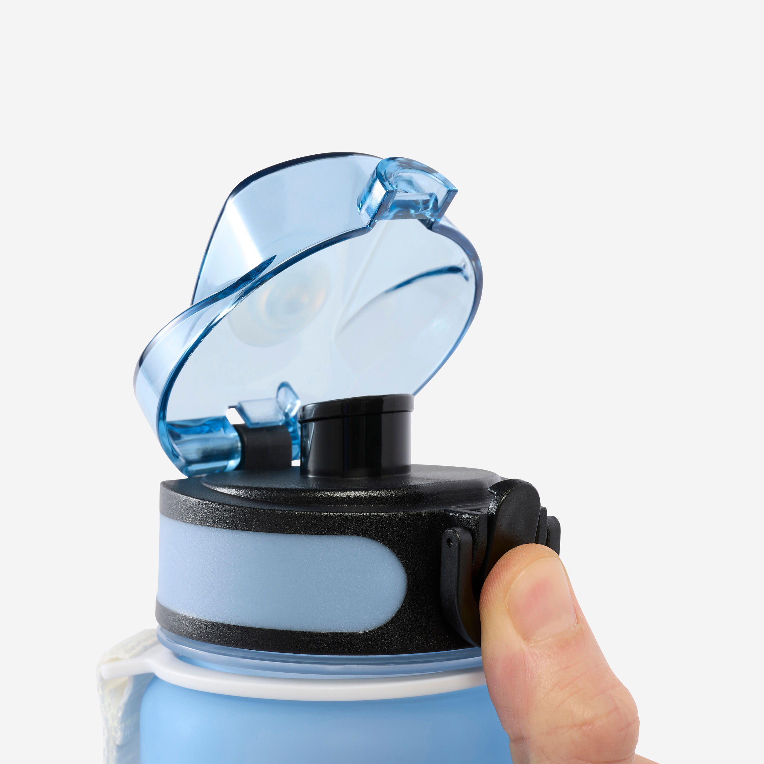 1 Litre Fitness Bottle Motivation - Blue 3/6