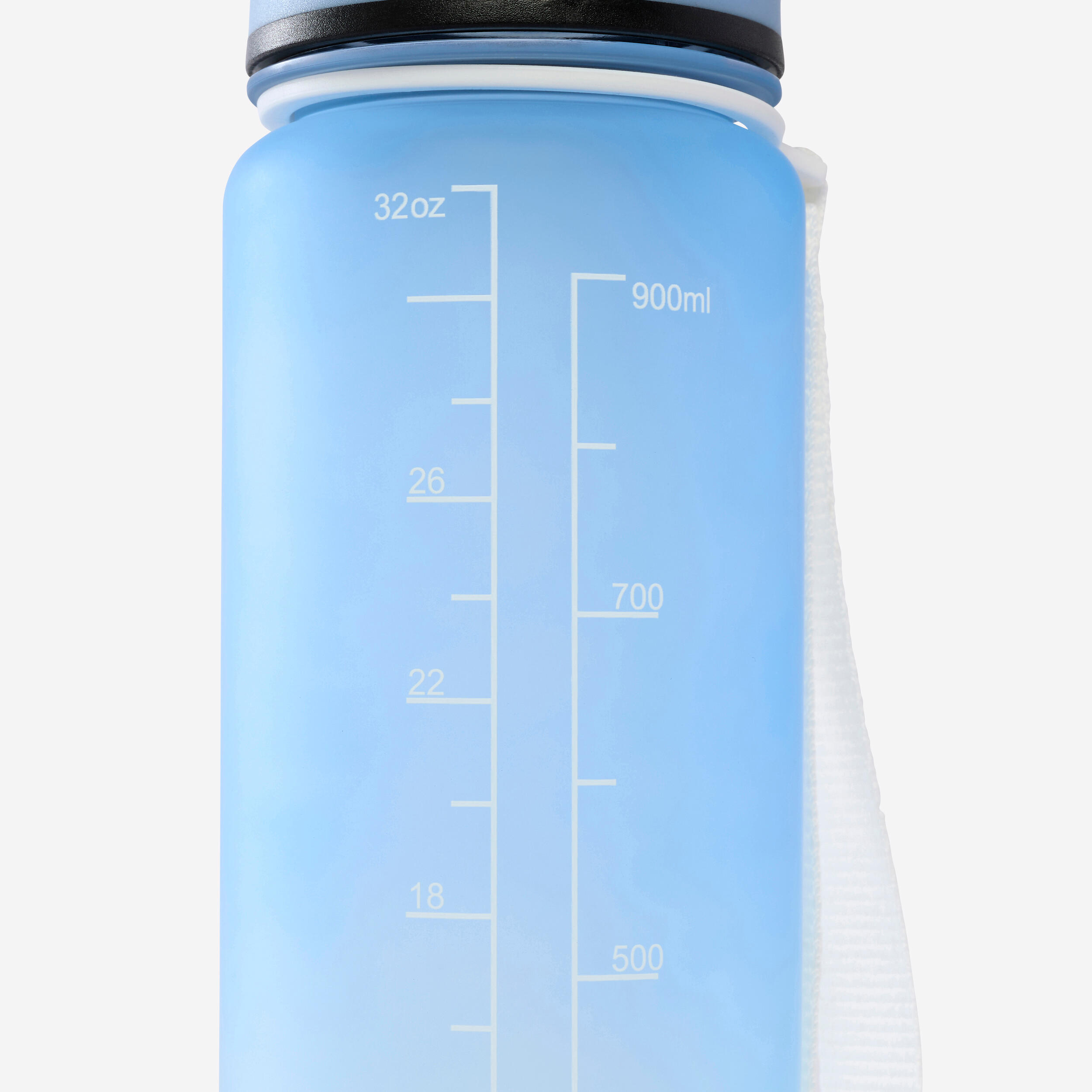 1 Litre Fitness Bottle Motivation - Blue 6/6