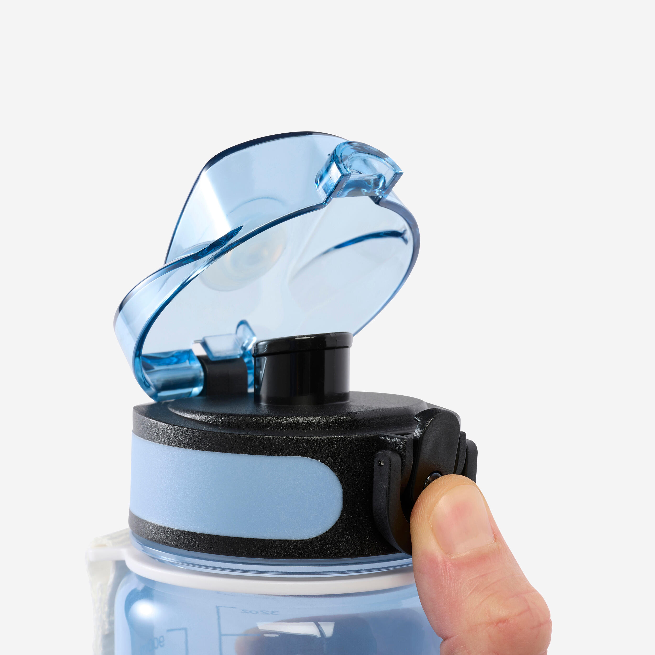 1 Litre Fitness Bottle Motivation - Blue 3/6