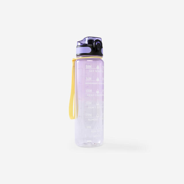Trinkflasche Motivation 1 l - lila 