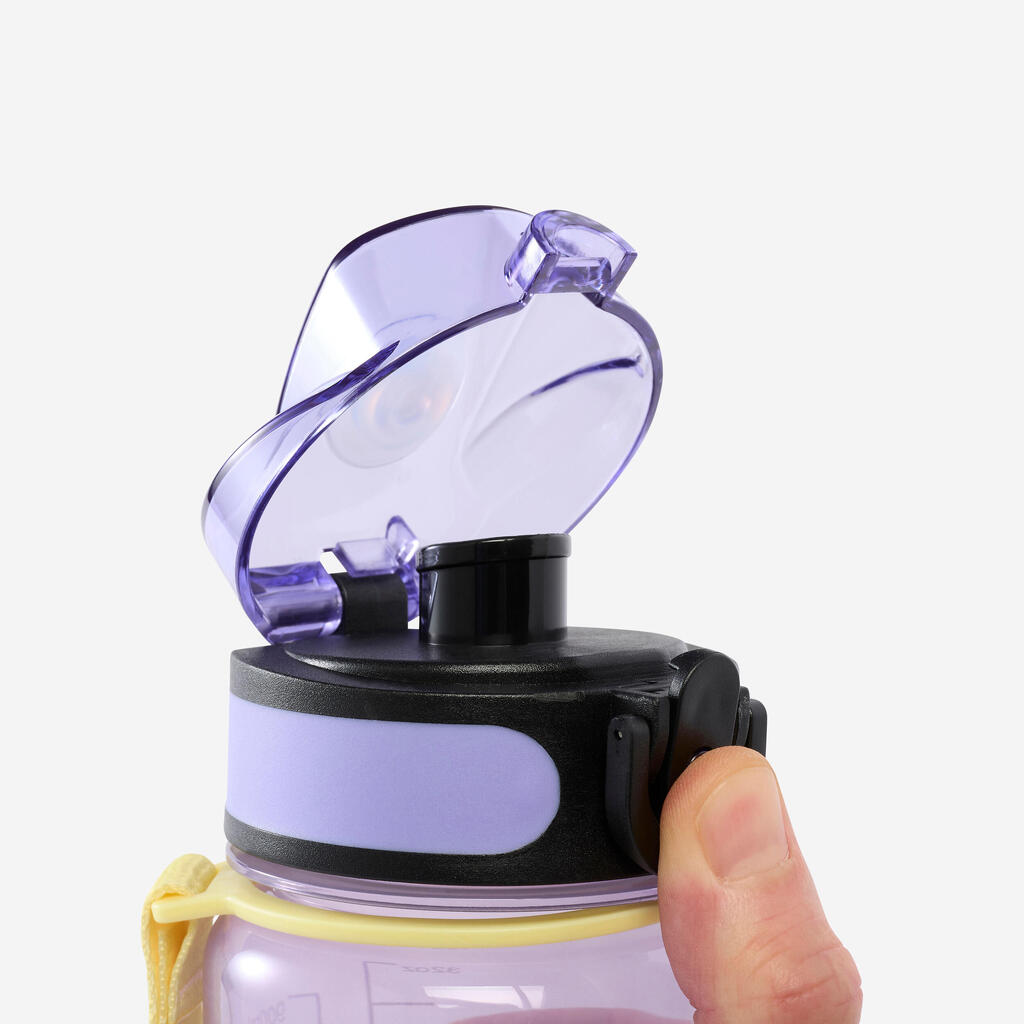 Fitness Bottle Motivation 1 L - Raspberry