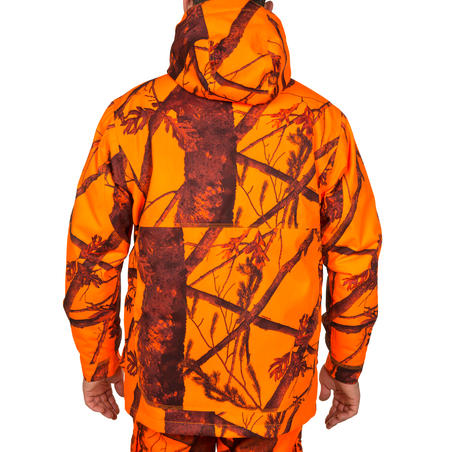 300 reversible hunting jacket - camouflage fluo