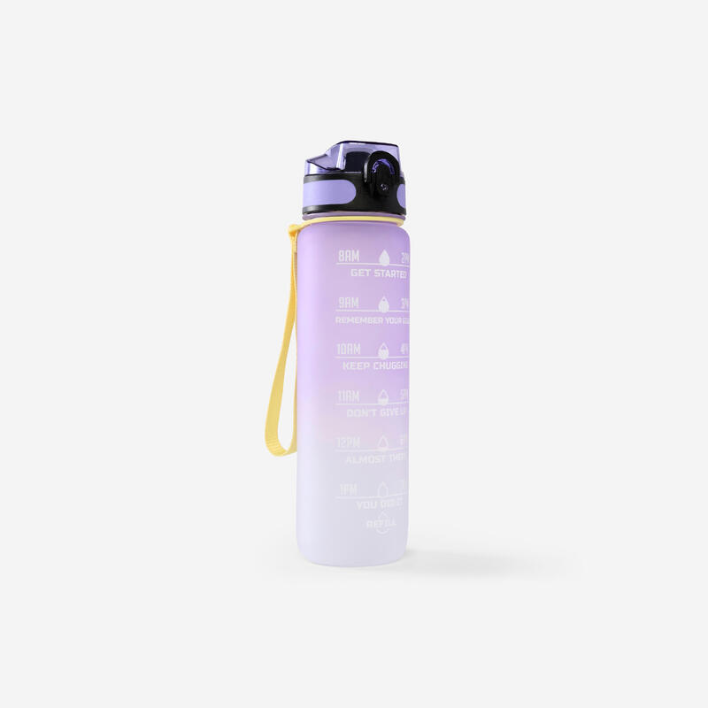 Motivációs kulacs fitneszhez, 1 liter 