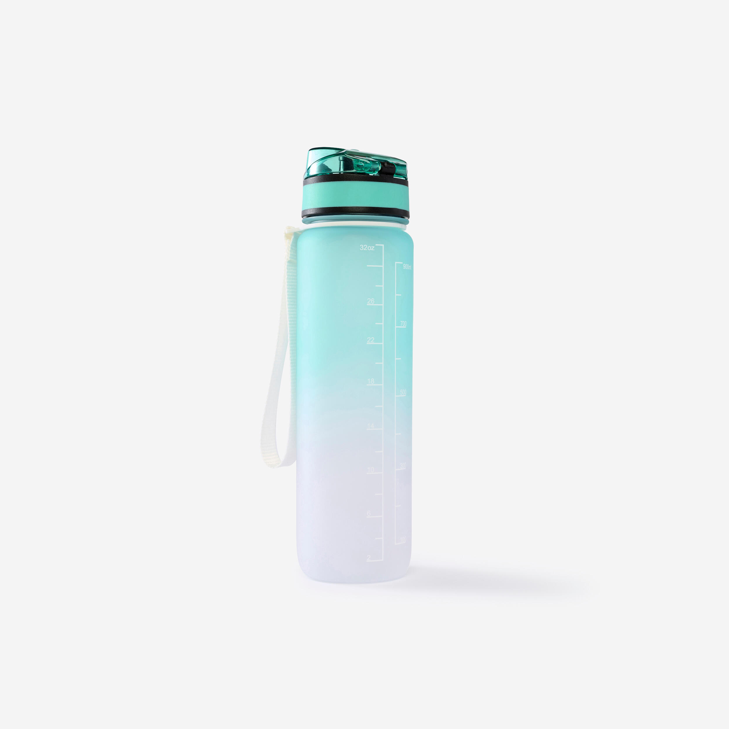 1 Litre Fitness Bottle Motivation - Green 2/6