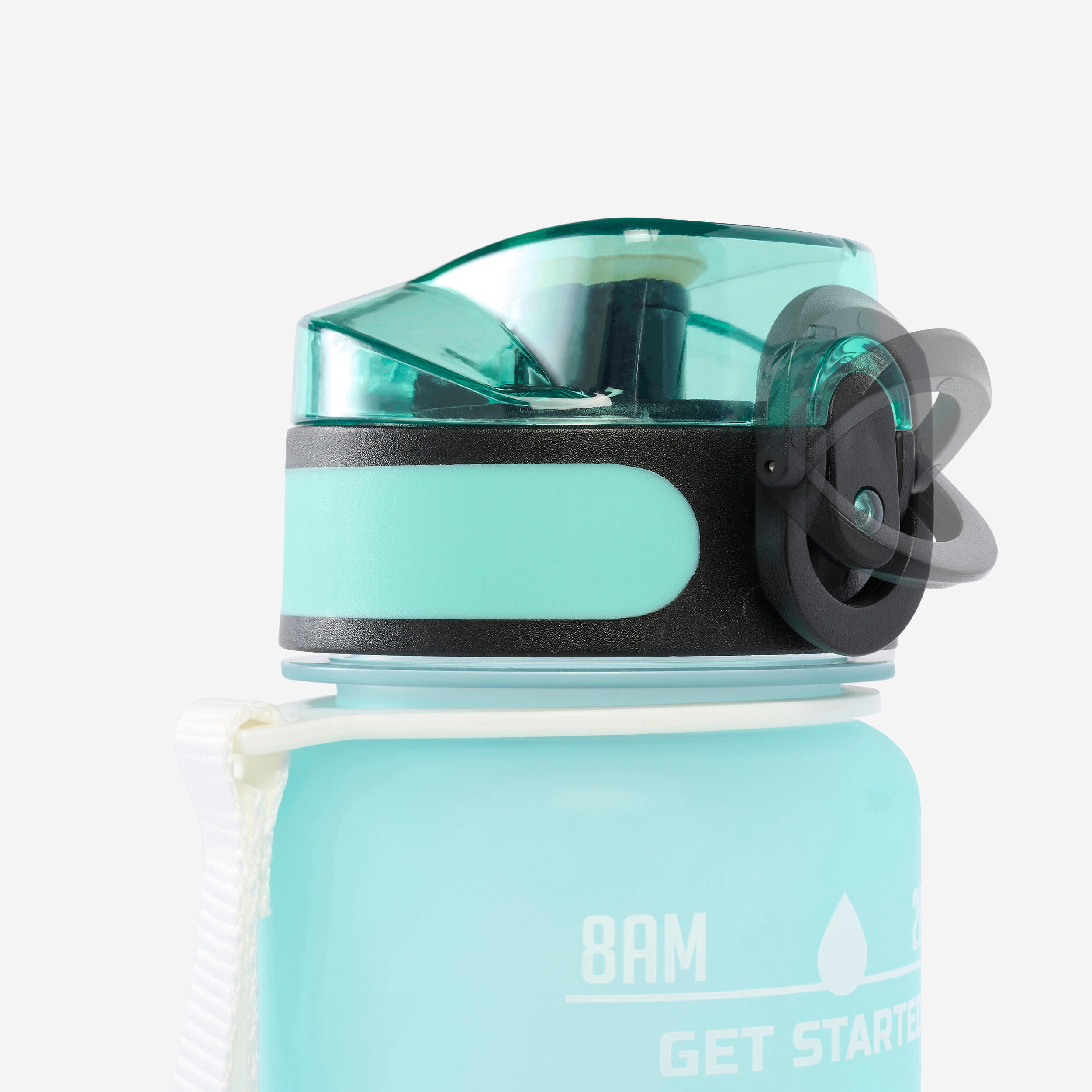 1 Litre Fitness Bottle Motivation - Green 4/6