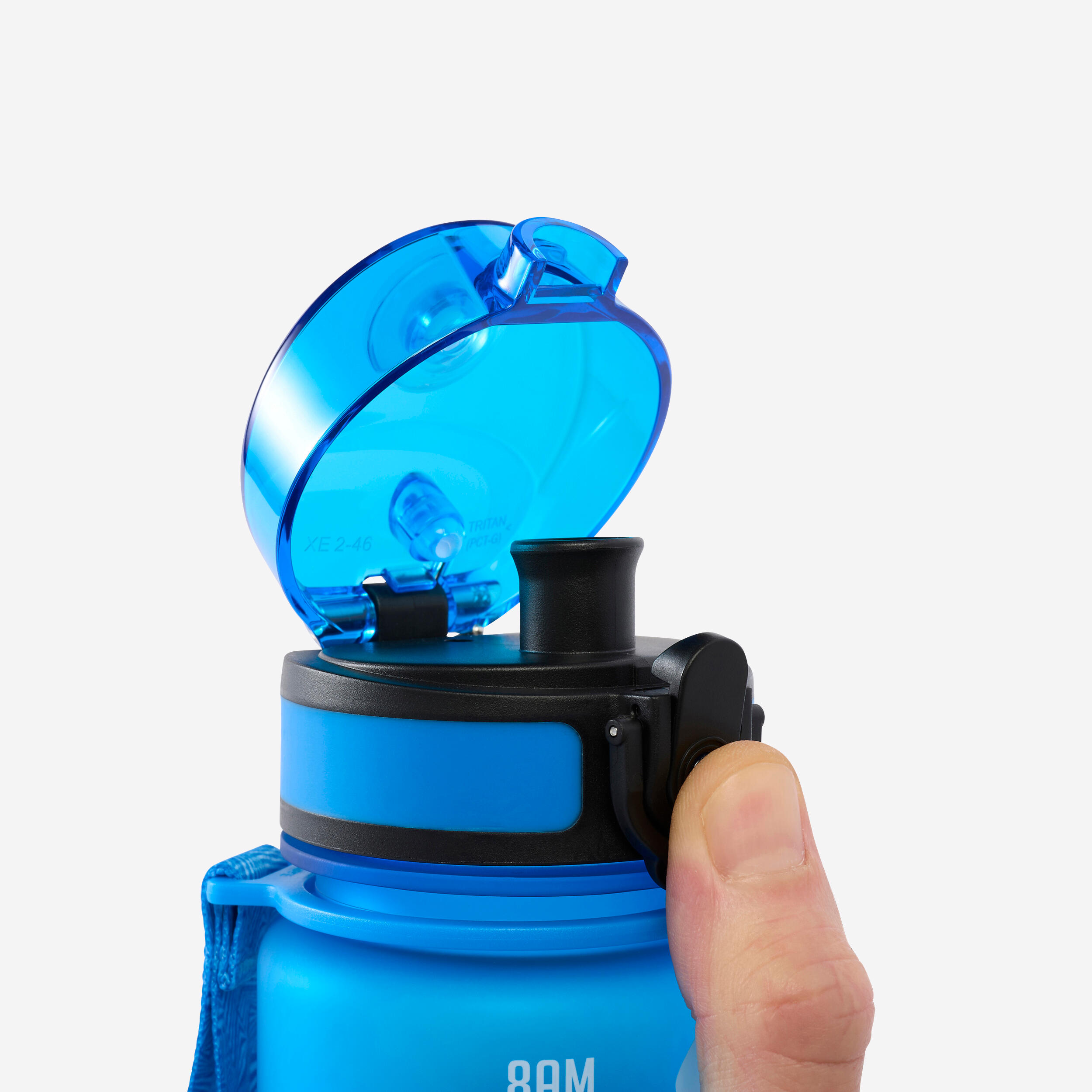 500 ml Motivation Fitness Bottle - Blue 3/6