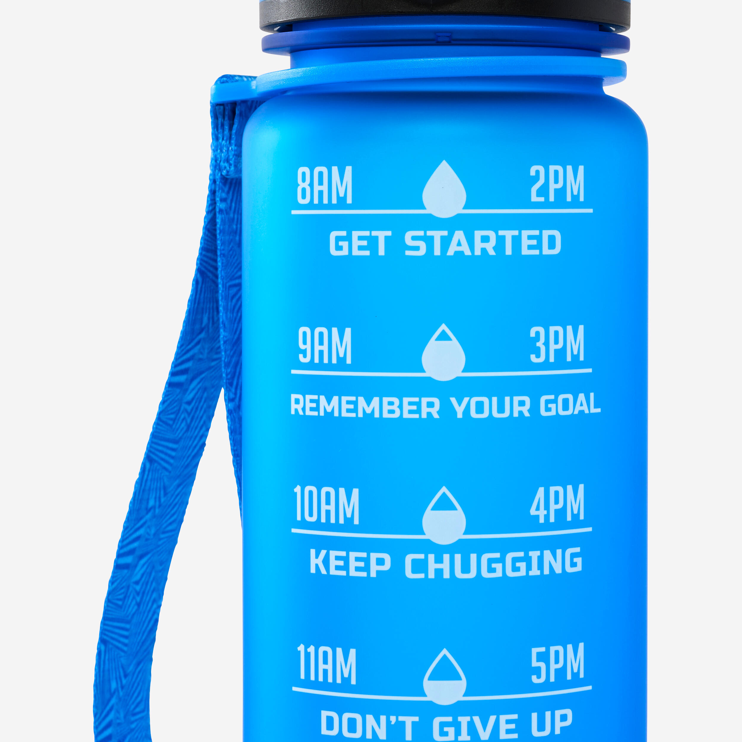 500 ml Motivation Fitness Bottle - Blue 5/6
