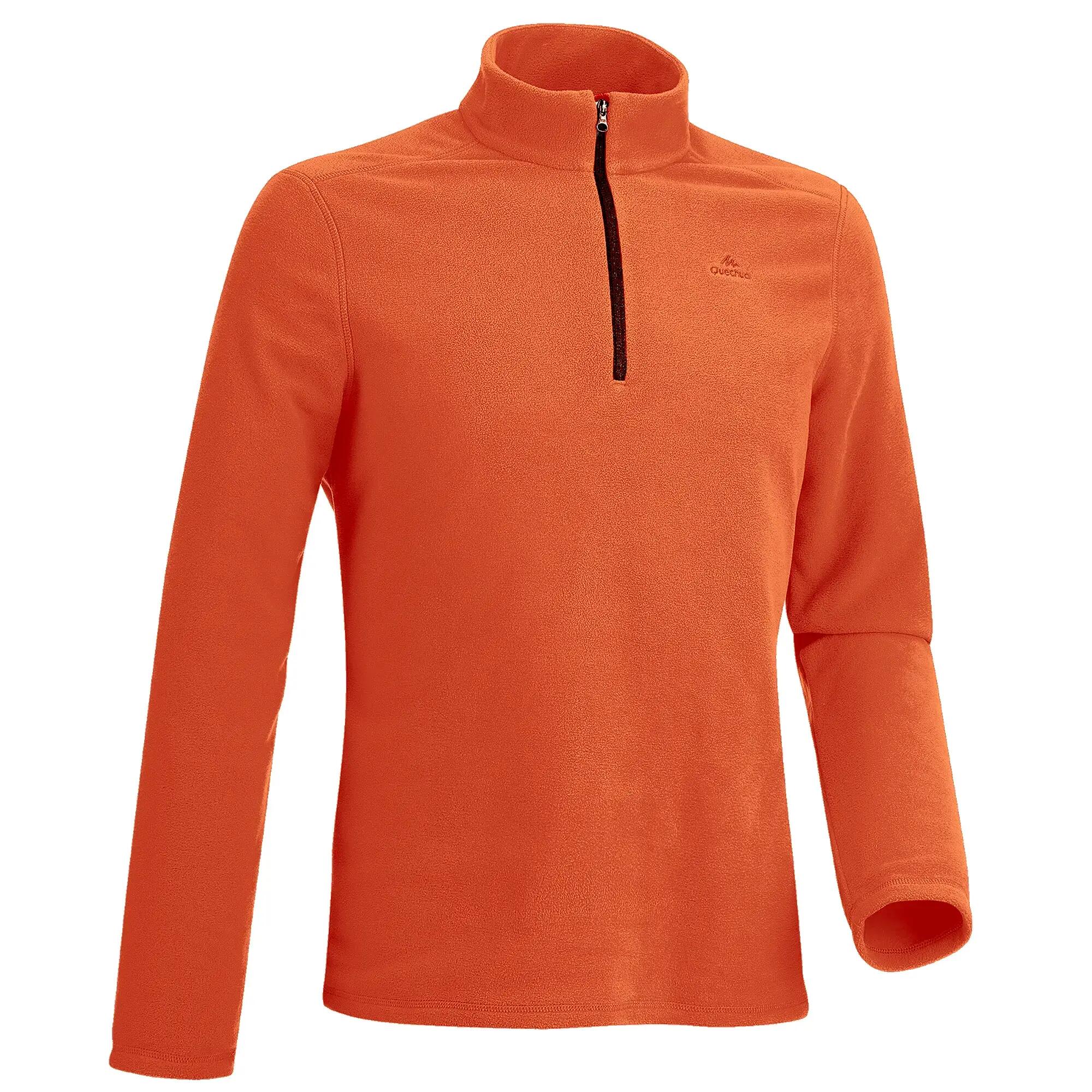 Forro polar senderismo montaña hombre - MH100 1/2 cremallera marrón  11/15