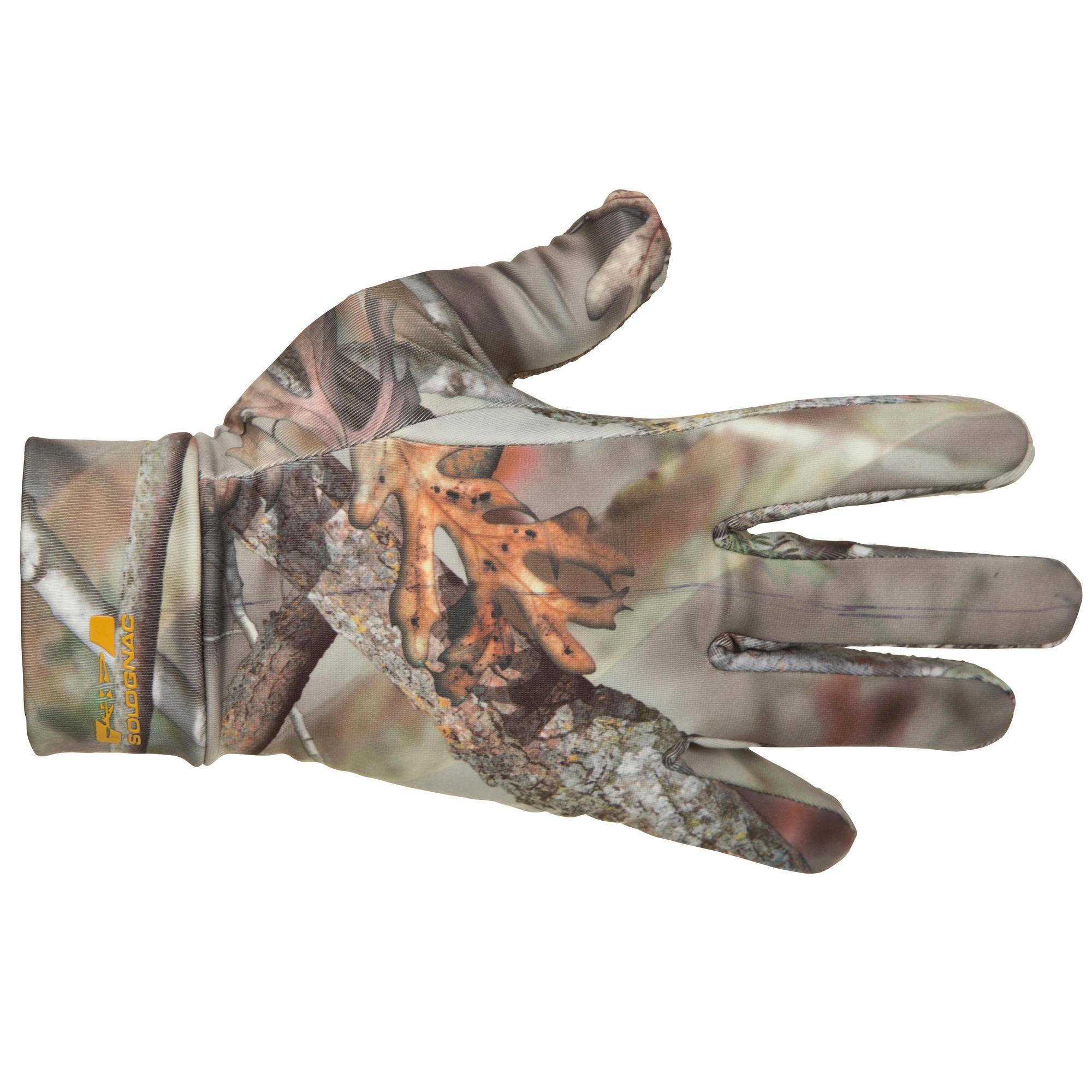 Warm Polar Hunting Gloves - 300 Camouflage