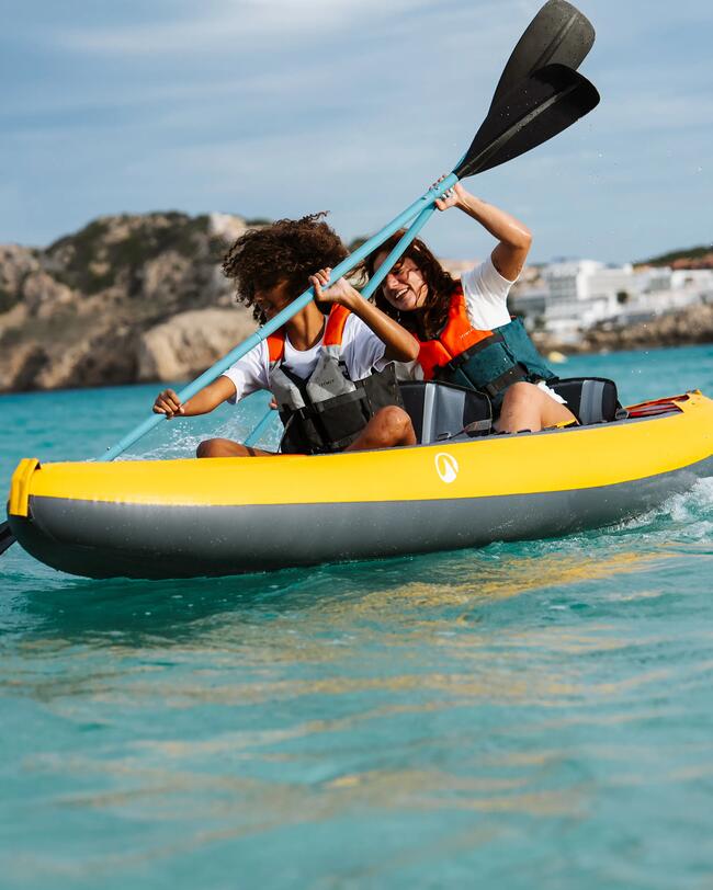 Kayak en mar con 2 personas