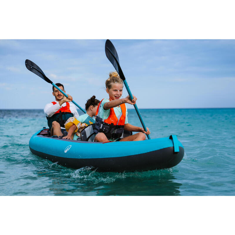 Pagaie de kayak 4P 215 cm - 100 Bleu