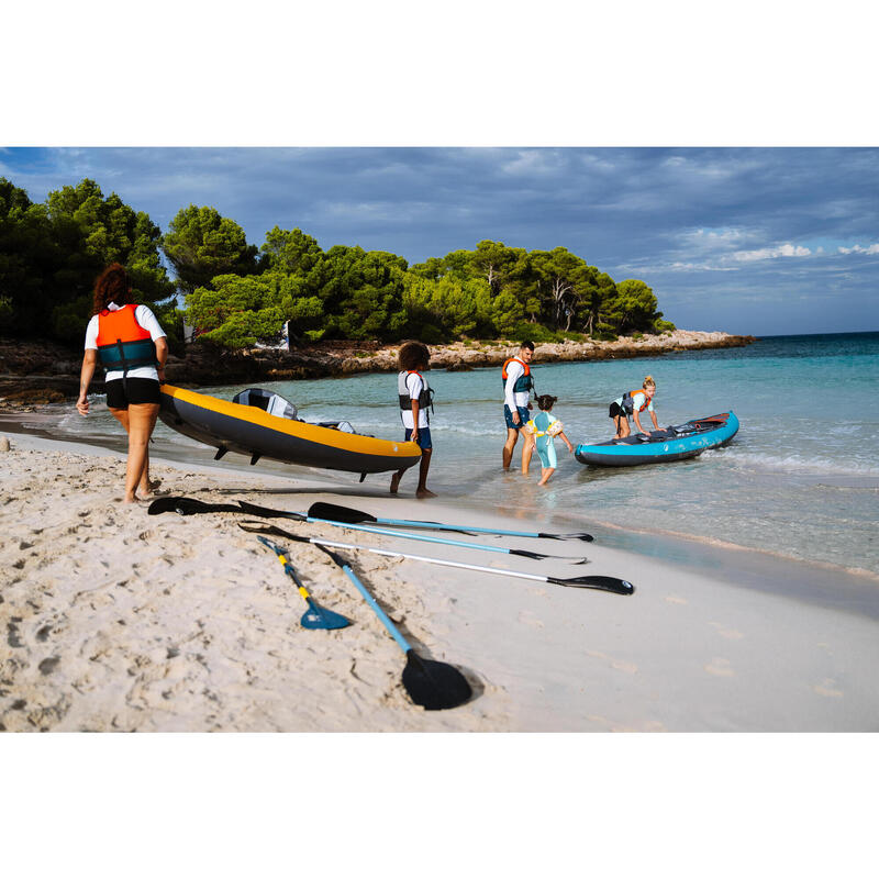 Caiac-canoe gonflabil 2/3 locuri Tribord 100+ Albastru
